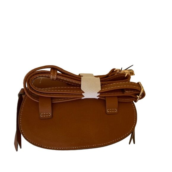 Rachel Zoe NWT Edessi Vegan Leather Convertible Crossbody & Belt Bag Brown - Picture 9 of 16